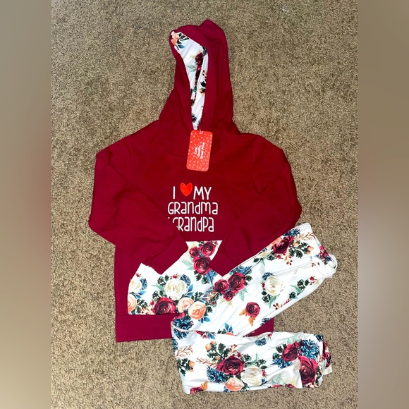 I ❤️ grandma/ grandpa outfit - Picture 1 of 5